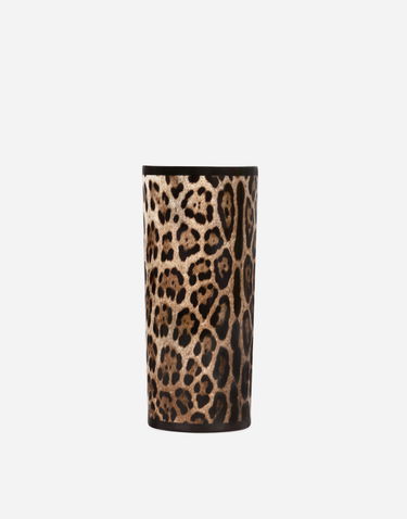 Heminredning Dolce & Gabbana Dolce & Gabbana Leopard Print Cylindrical Porcelain Vase Onesize Flerfärgad | TCC196TCAMWUL003, 3