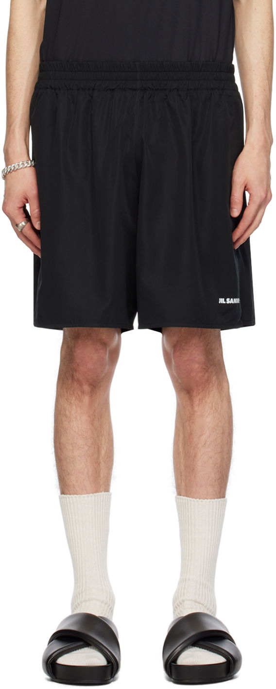 Shorts Jil Sander Layered Shorts Svart | J47KA0029_JTN158