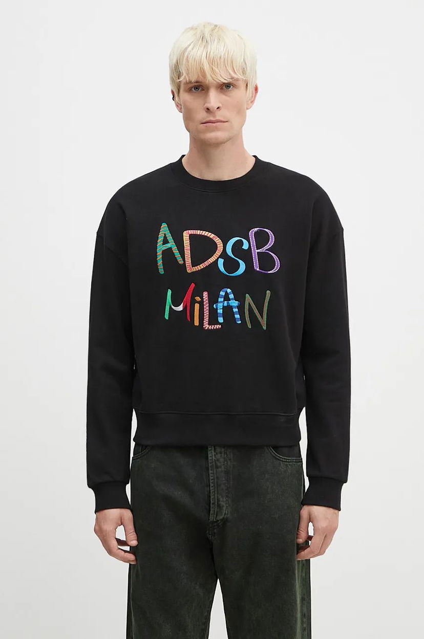 Sweatshirt Andersson Bell Milan Embroidery Sweatshirt Svart | atb1149u