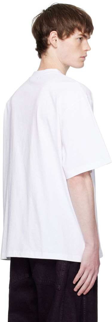 T-shirt We11done Multi Rainbow Logo T-Shirt Vit | WD-TT2-25-755-U-WH, 2