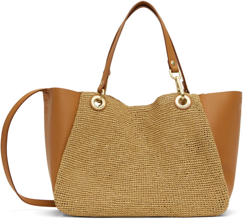 Tygpåse rag & bone rag & bone Revival Summer Mini Tote Bag Brun | WHH22S1004PS04