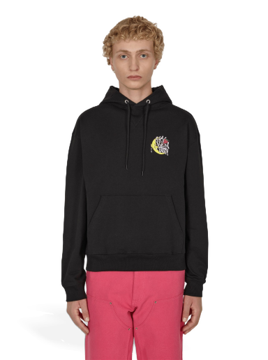 Sweatshirt Sky High Farm Perennial Will Sheldon Hooded Sweatshirt Svart | SHF02T032 1