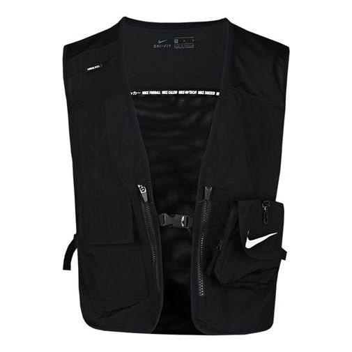 Väst Nike FC Detachable Vest Svart | CK9975-010