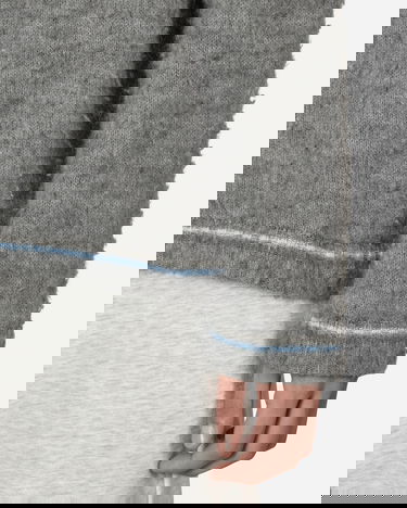 Sweater ERL Washed V-Neck Sweater Grå | ERL05N002 1, 5