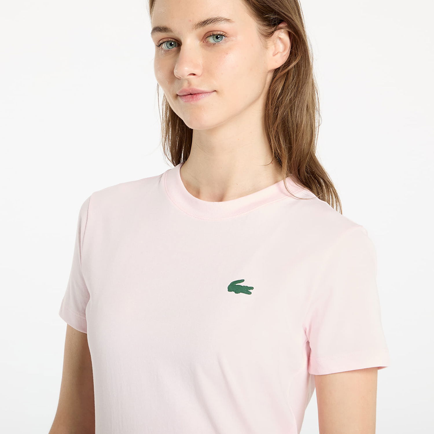 T-shirt Lacoste Turtle Neck Tee-Shirt Flamingo Beige | TF9246 T03, 1