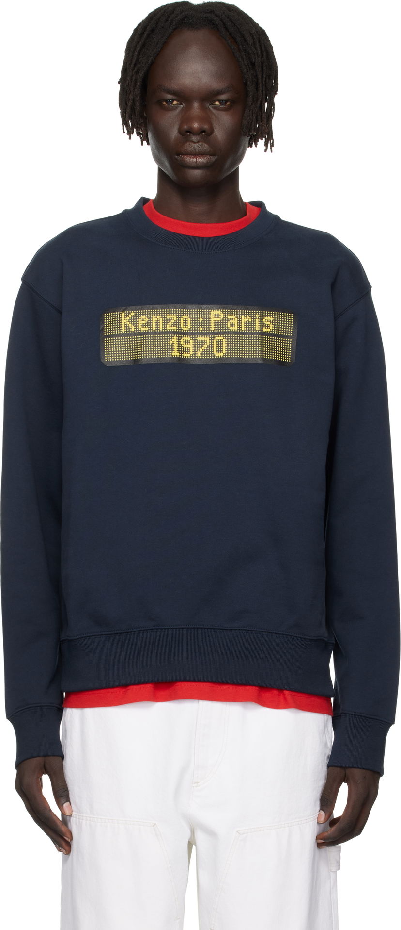 Sweatshirt KENZO Kenzo Paris 'KENZO City' Sweatshirt Mörkblå | FF65SW2564MC