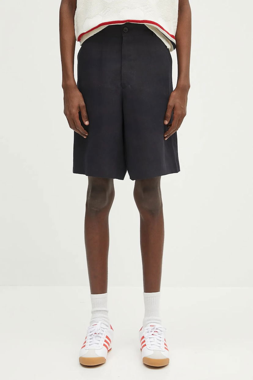 Shorts Paul Smith Paul Smith Linen Shorts Svart | M1R.437Z.P01427