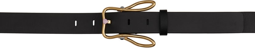 Bälten Bottega Veneta Bottega Veneta Rabbit Buckle Belt Svart | 826201 VALKO