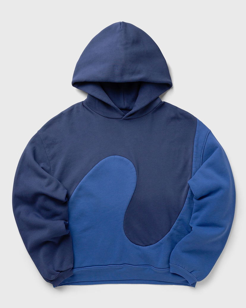 Sweatshirt ERL Classic Swirl Hoodie Blå | ERL09T015