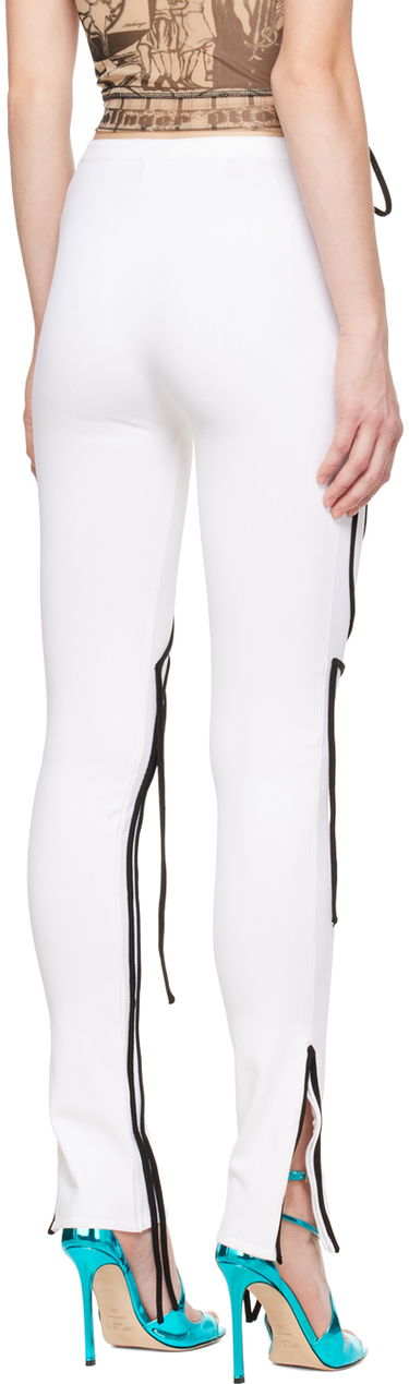 Damasker Ottolinger Ottolinger Strappy Leggings Vit | 703102, 2