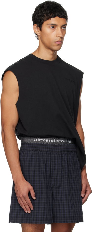 Linne Alexander Wang Alexander Wang Muscle Tank Top Mörkblå | 6CC3251105, 1