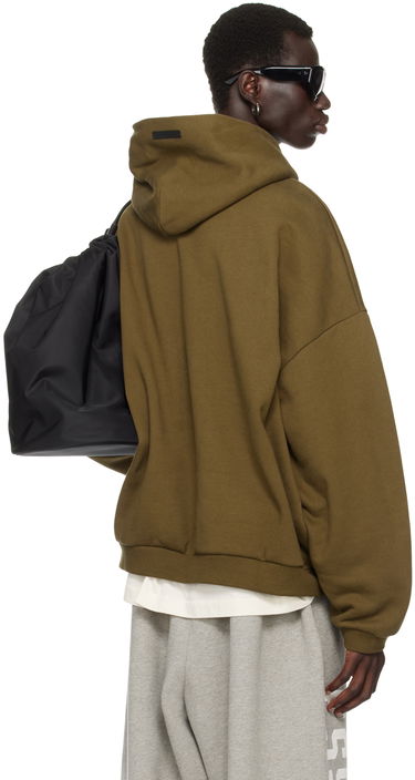 Sweatshirt Fear of God Essentials Printed Logo Hoodie Grön | 192BT246254F, 2