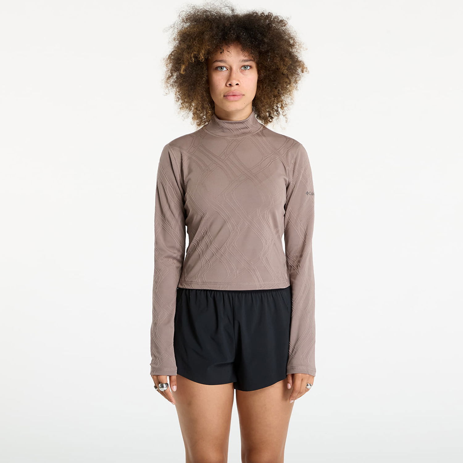 T-shirt Columbia Granite Point™ LS Turtleneck Top with Embossed Pattern Beige | 2141891254, 0