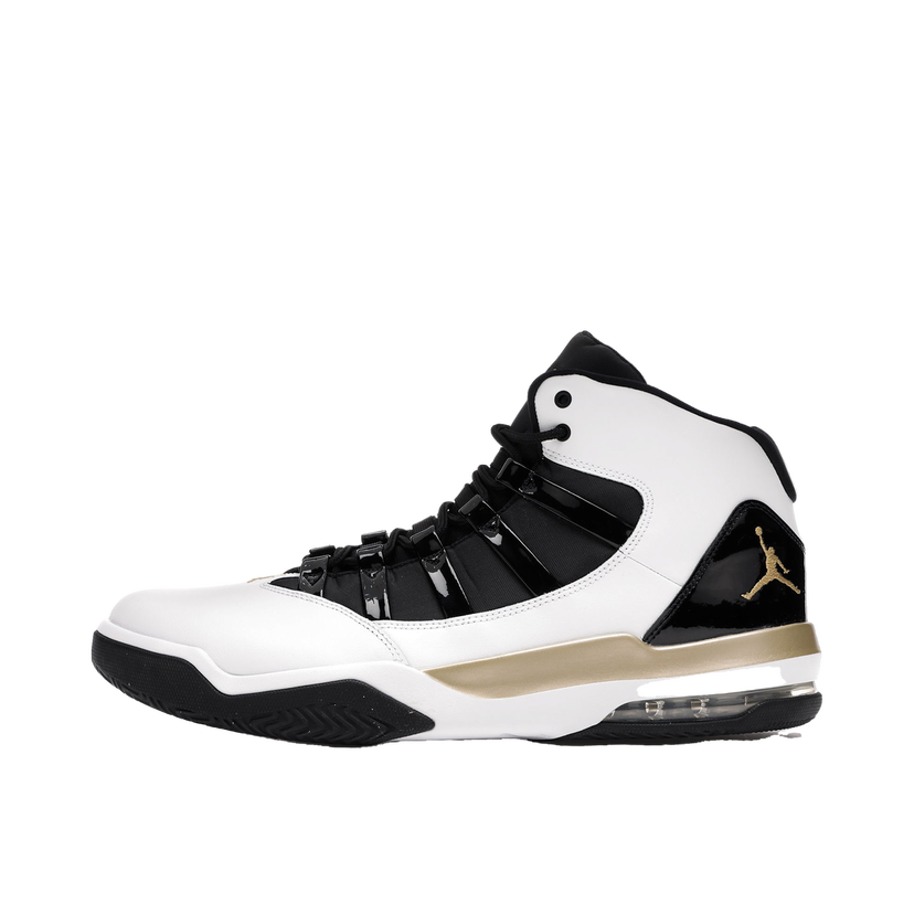 Sneakers och skor Jordan Max Aura White Metallic Gold Black Vit | AQ9084-107