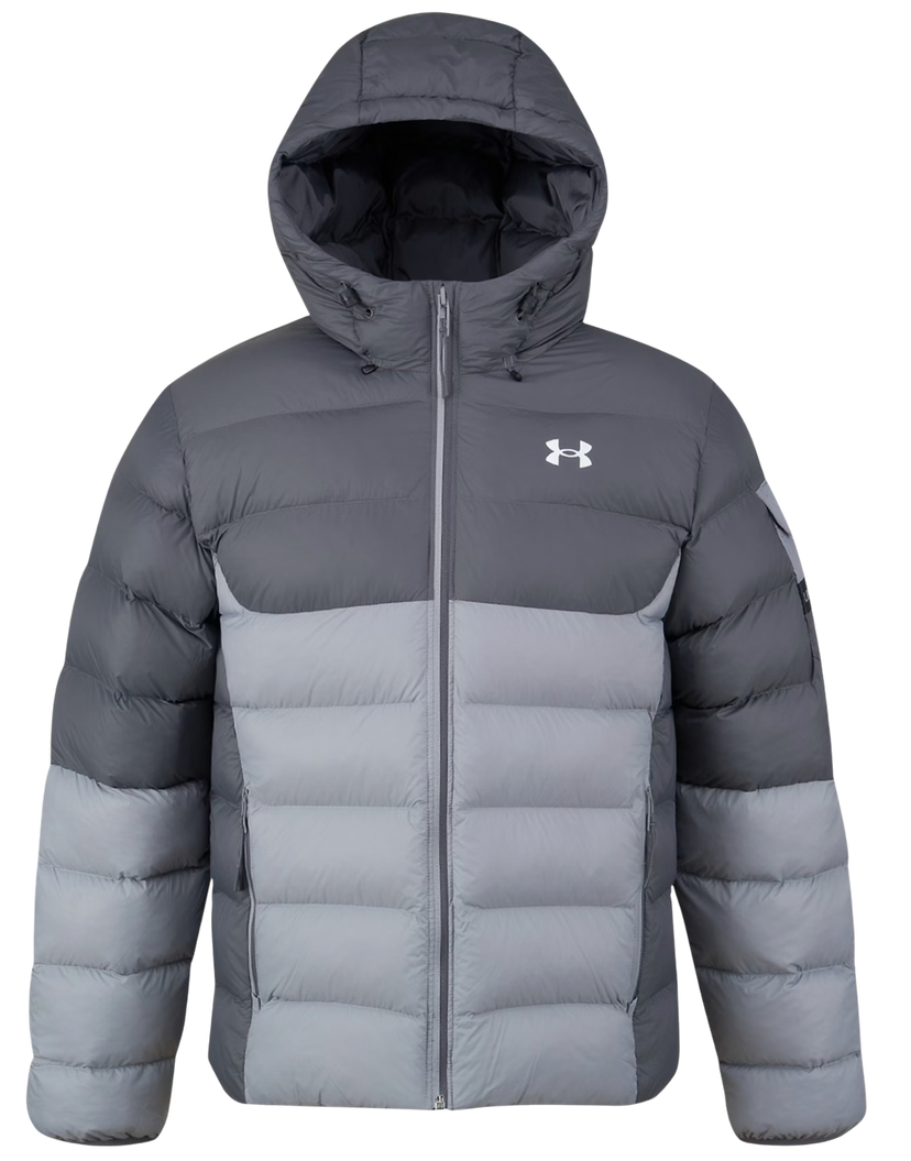 Pufferjacka Under Armour Sportswear Hooded Puffer Jacket Grå | 6006360-025