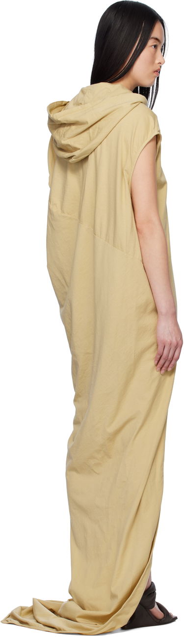 Klä Rick Owens Rick Owens DRKSHDW Hollywood Edfu T-Shirt Maxi Dress Beige | DS01E3517 RN, 2