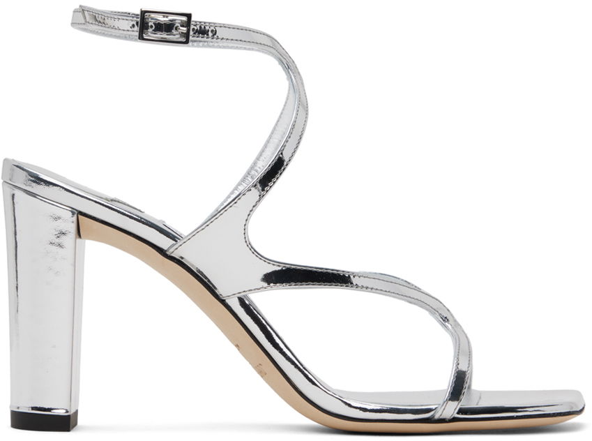Tillbehör Jimmy Choo Jimmy Choo Azie 85 Heeled Sandals Metallisk | AZIE 85 QUI, 0