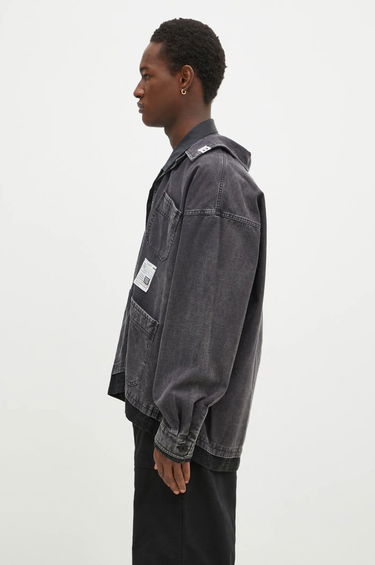 Jacka Maison MIHARA YASUHIRO Maison MIHARA YASUHIRO Double Layered Longsleeve Shirt Svart | J13SH184, 1