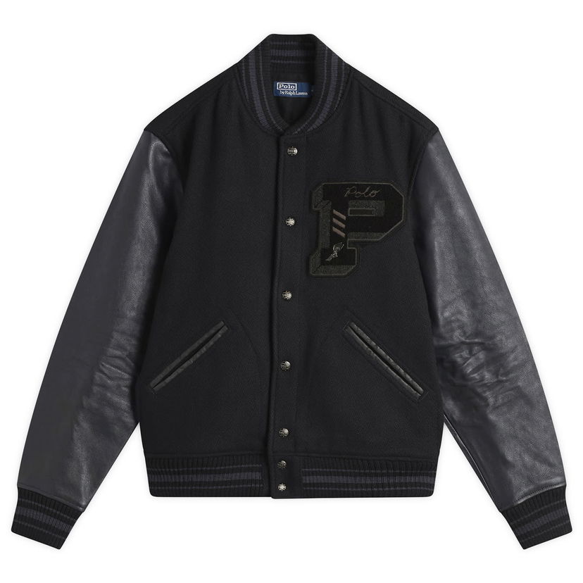Bomberjacka Polo by Ralph Lauren Varsity Jacket Svart | 710907546001-BLK