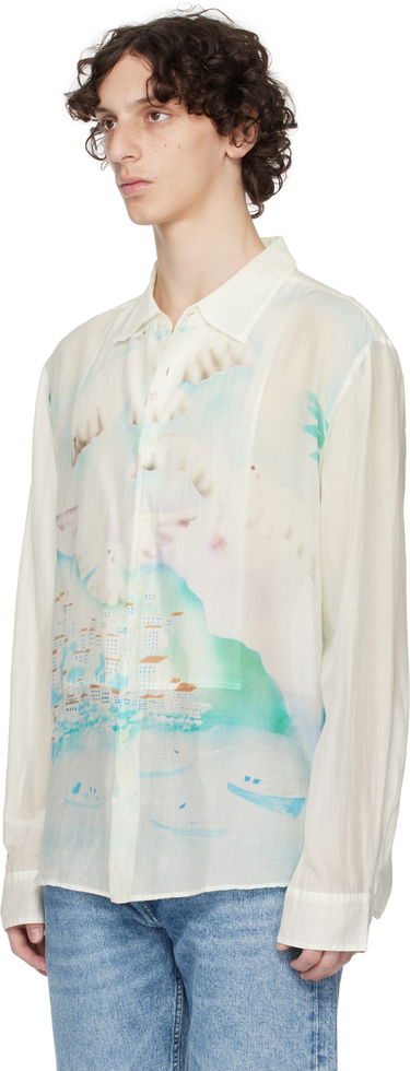 Skjorta OUR LEGACY Our Legacy Adorn Print Shirt Vit | M2252AS, 3