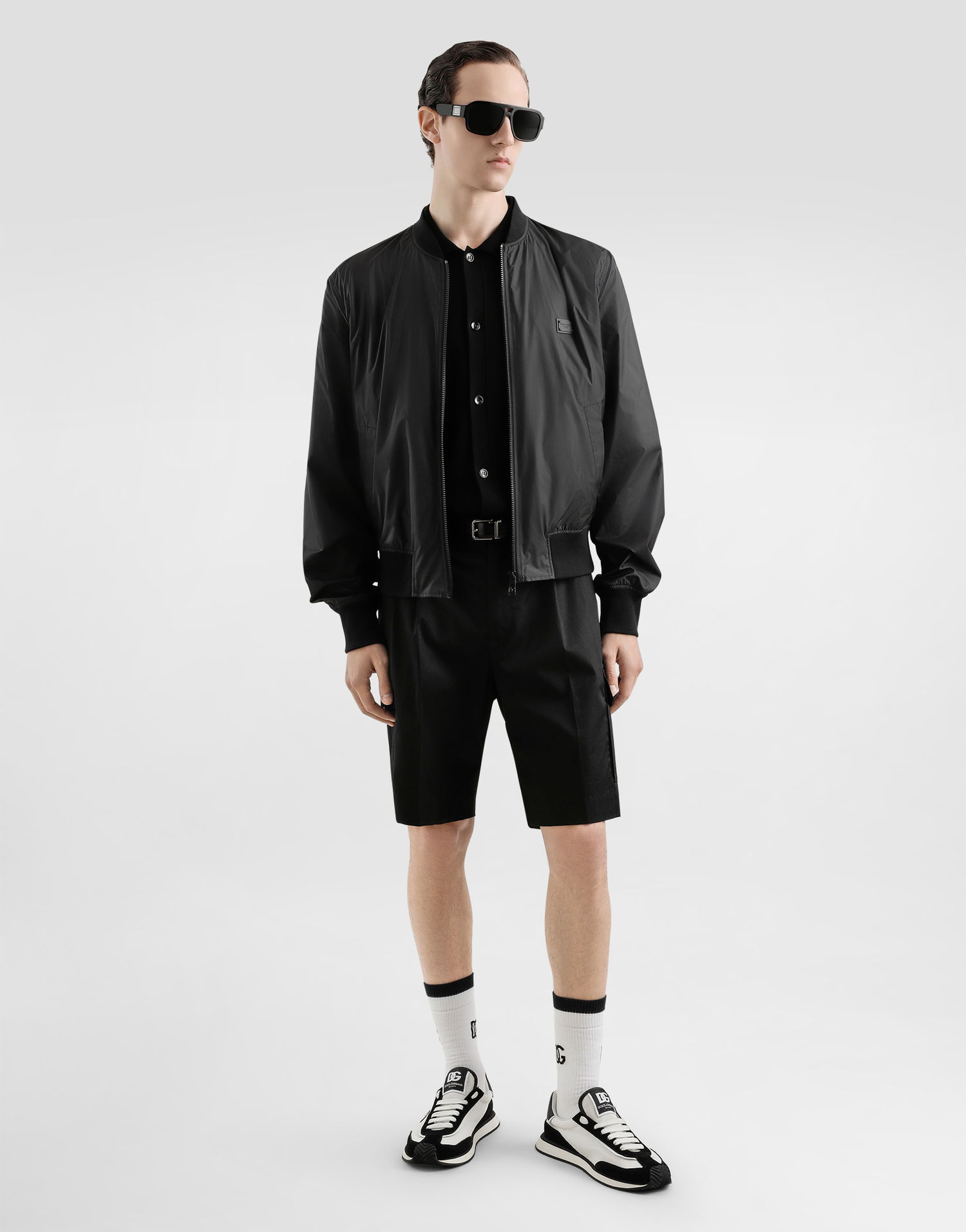 Bomberjacka Dolce & Gabbana Dolce & Gabbana Technical Fabric Bomber Jacket With Tag Svart | G9BLMTFUS27N0000, 1