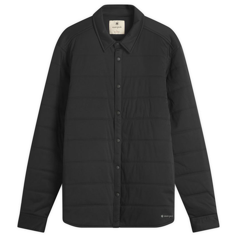 Skjorta Snow Peak Flexible Insulated Shirt Svart | SW-25AU003-BLK