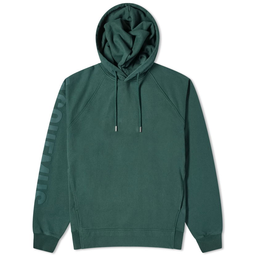 Sweatshirt Jacquemus Typo Hoodie Grön | 24E245JS234-2341-590