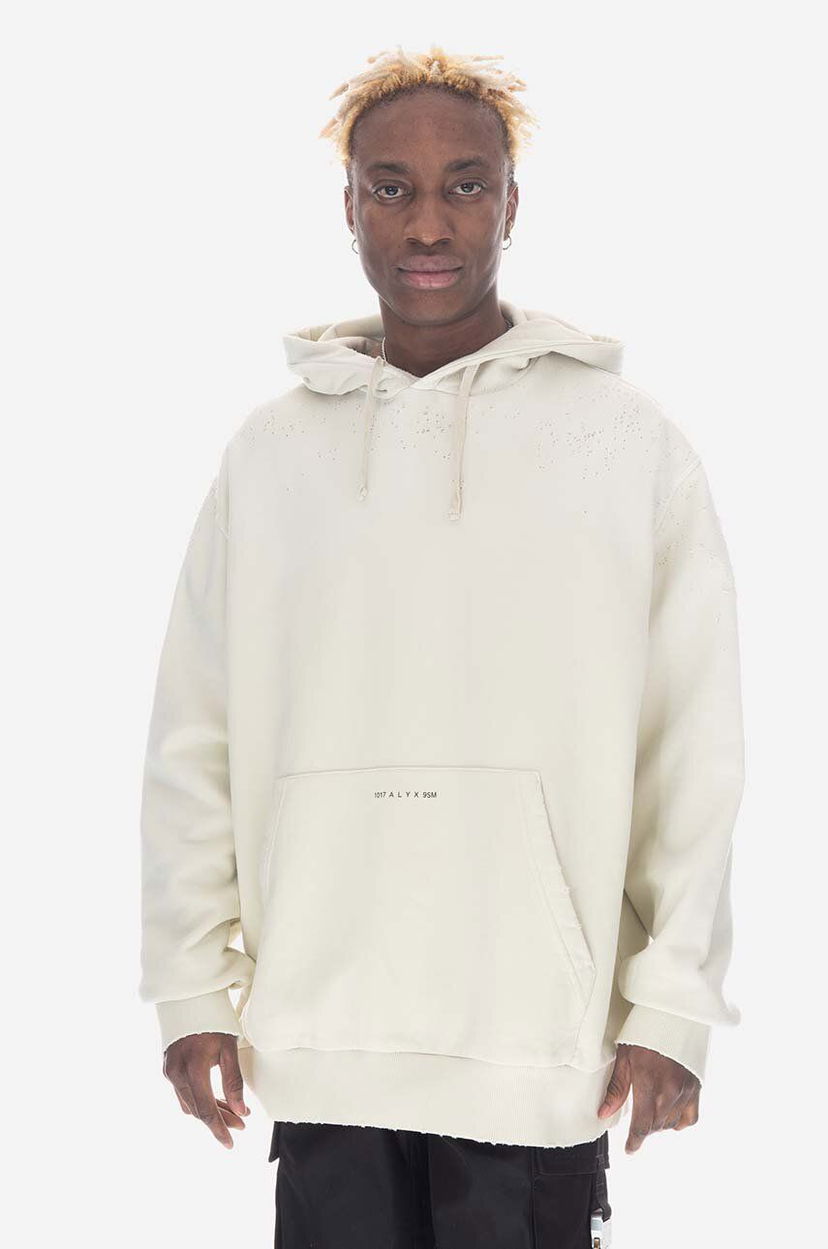 Sweatshirt 1017 ALYX 9SM Hoodie With Print Beige | AAUSW0176FA01