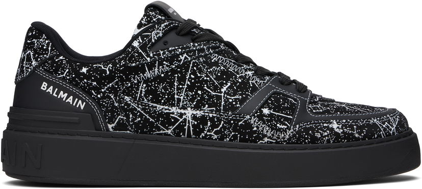 Sneakers och skor Balmain Balmain B-Court Galaxy Print Svart | EM0VI372LSVG
