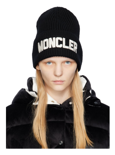 Mössa Moncler Embroidered Svart | I20933B00049M1131