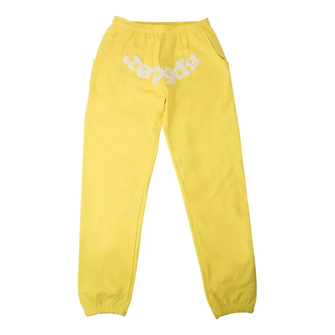 Träningsbyxor Sp5der Logo Print Sweatpants Gul | 2406-100000204LPS-YELL