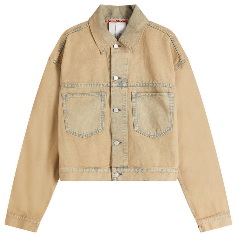 Jacka Acne Studios Acne Studios Marko Denim Jacket, Size Large Beige | C90173-14L