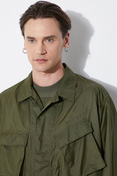 Jacka Engineered Garments Engineered Garments BDU Oversize Jacket Grön | OR177.KD001, 4