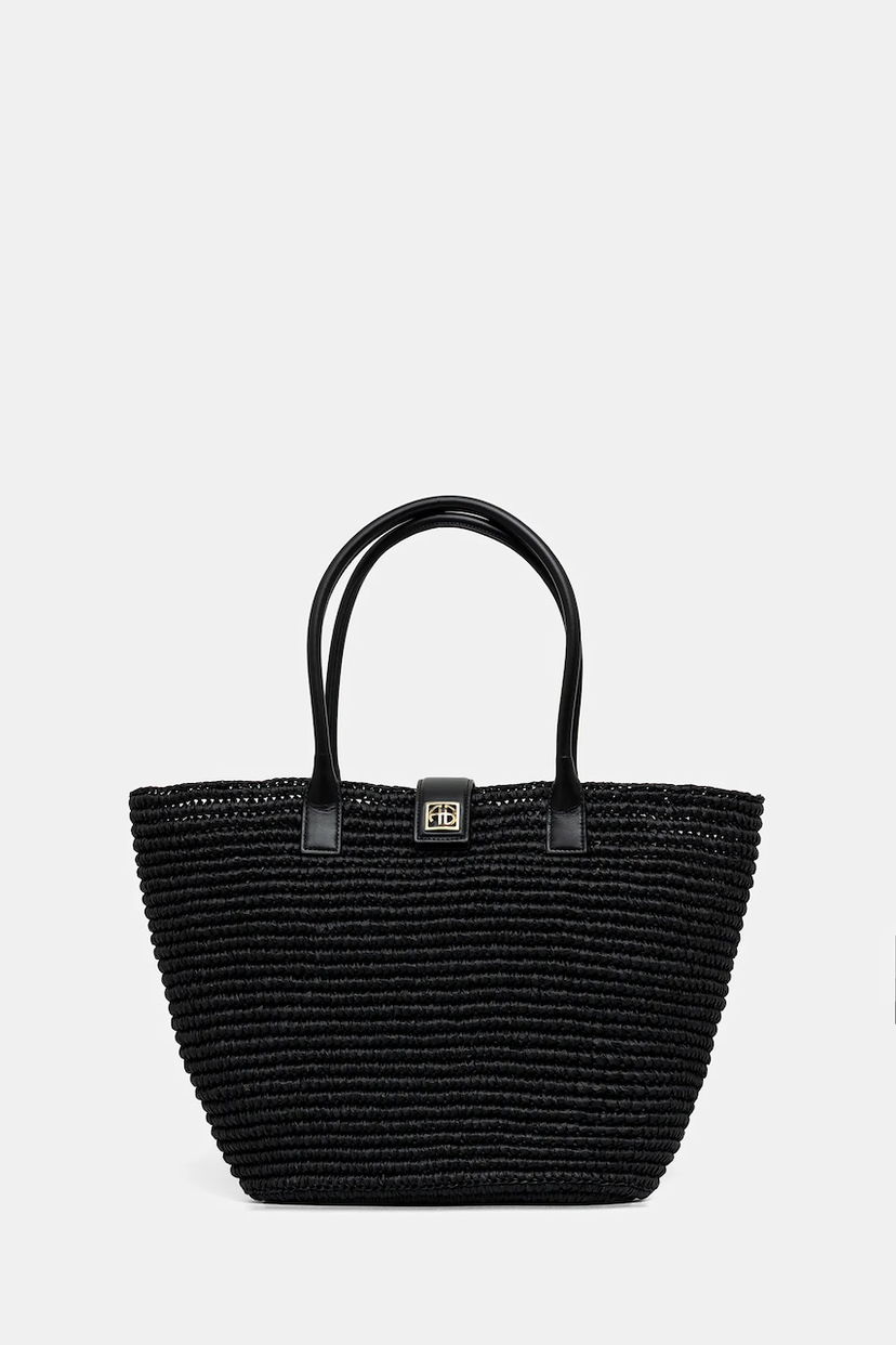 Tygpåse Anine Bing Anine Bing Lou Tote Bag Svart | A.13.11223