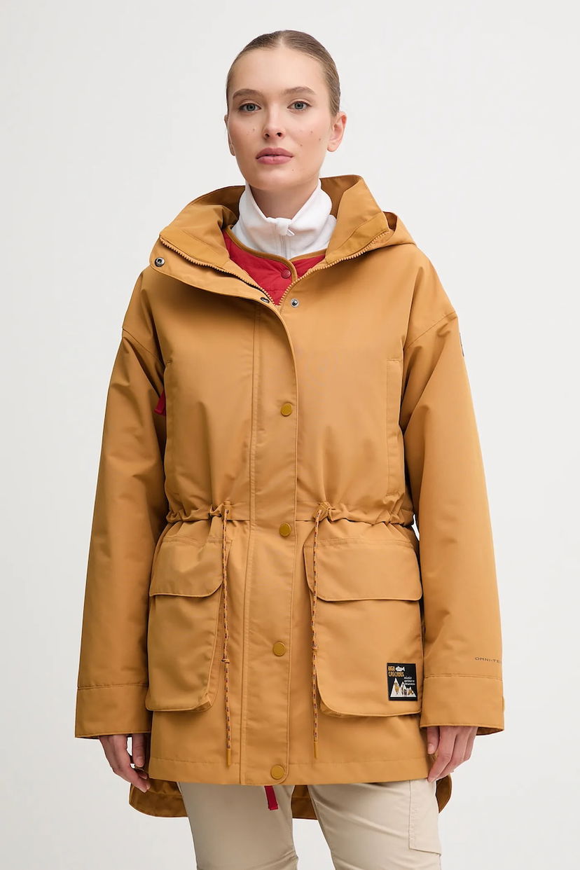 Parkas Columbia Columbia High Cascades Interchang Oversize Parka Gul | 2141501