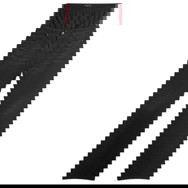 Jeans Balenciaga Balenciaga Layered Denim Jeans, Size Large Svart | 814224-TRW58-6412, 0