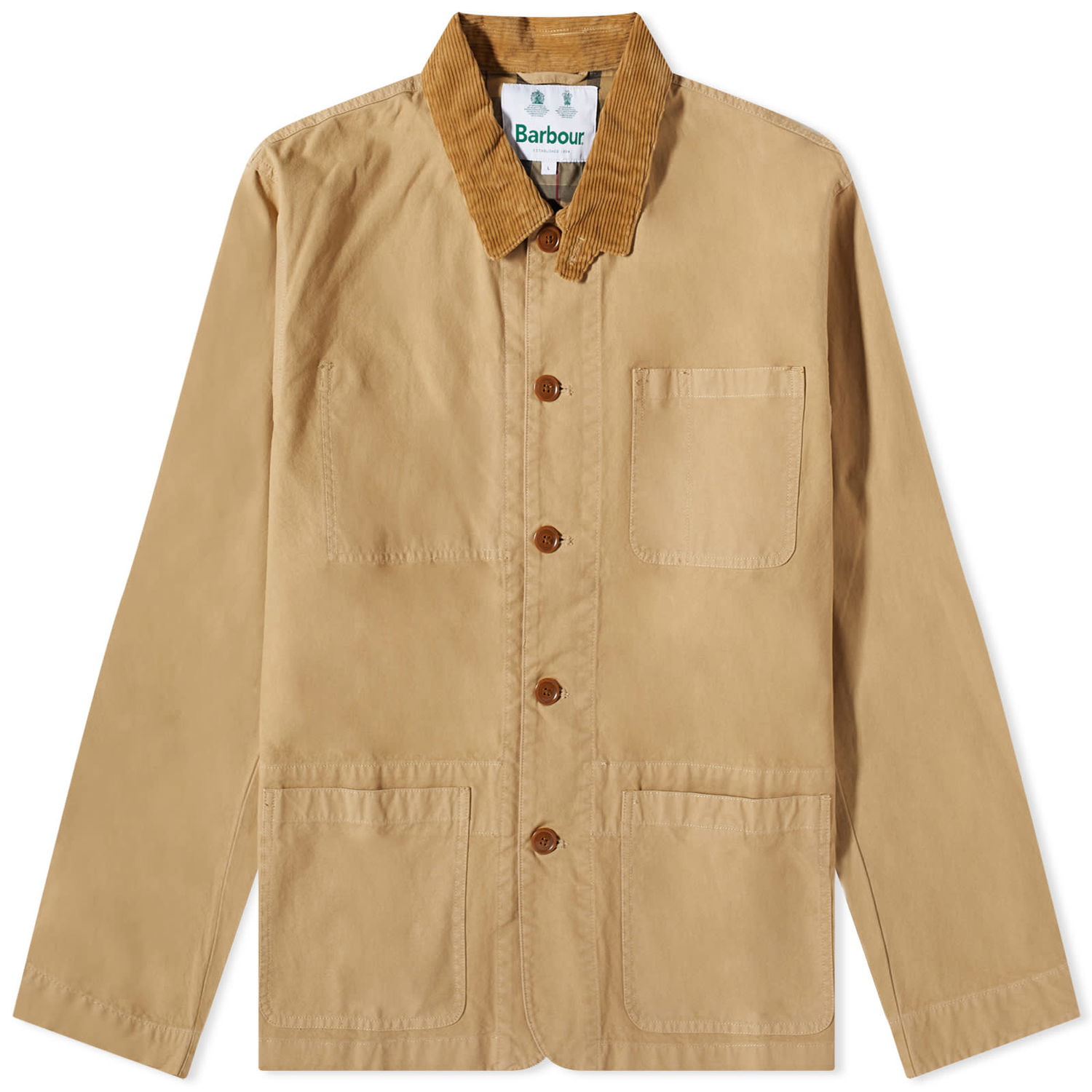 Jacka Barbour Chore Casual Jacket Beige | MCA0875SN71, 0