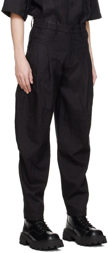 Byxor Feng Chen Wang Feng Chen Wang Distressed Trousers Svart | FUS17TR06, 1