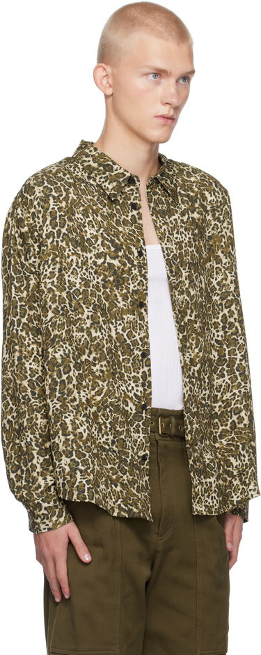 Skjorta ISABEL MARANT Isabel Marant Cybilio Leopard Print Shirt Beige | CH01B-B4I03H, 1