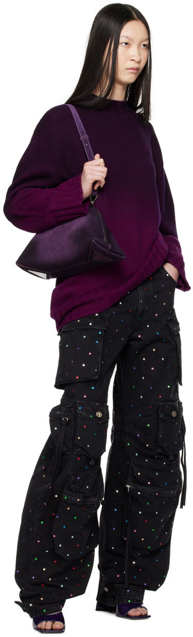 Sweater The Attico Attico Gradient Wool Sweater Purpur | 248WCA360 KW046, 3