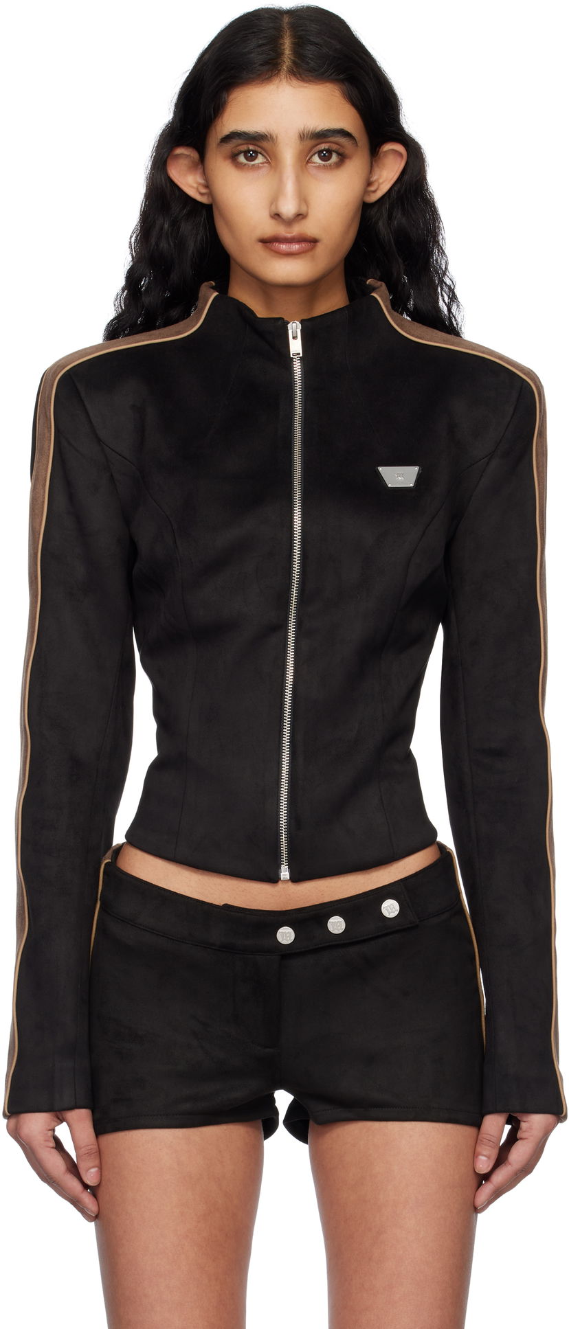 Jacka MISBHV MISBHV Faux Suede Moto Jacket Svart | 250W403