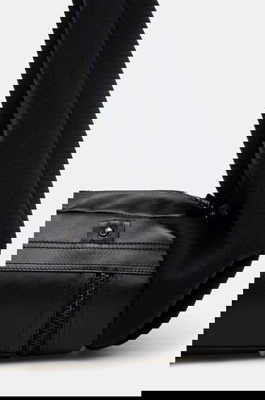 Handväska Ottolinger Ottolinger Mini Neoprene Leather Heart Lock Bag Svart | 2227210299, 2