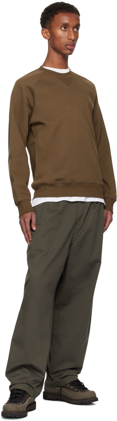Byxor Carhartt WIP Merrick Relaxed Fit Cotton-Twill Trousers Grön | I033759, 3