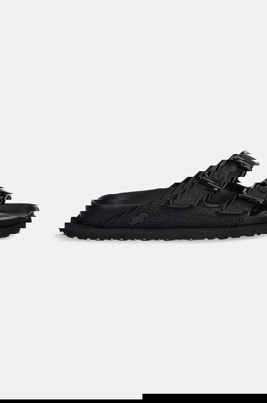 Sneakers och skor Birkenstock Birkenstock 1774 Arizona Raffia Luxe Slides Svart | 1028834, 1