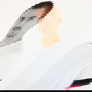 T-shirt Tommy Hilfiger Rwb Insert T-shirt Vit | MW0MW40018 YBR, 1