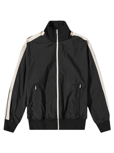 Bomberjacka Palm Angels Curved Logo Track Jacket Svart | PMBD030C99FAB0011001