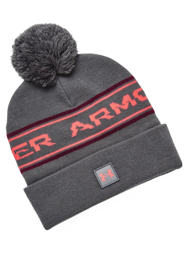 Mössa Under Armour Halftime Pom Beanie Grå | 1379985-013