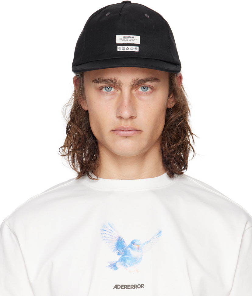 Keps ADER ERROR Six-Panel Cap Svart | BN01SSHW0206BK
