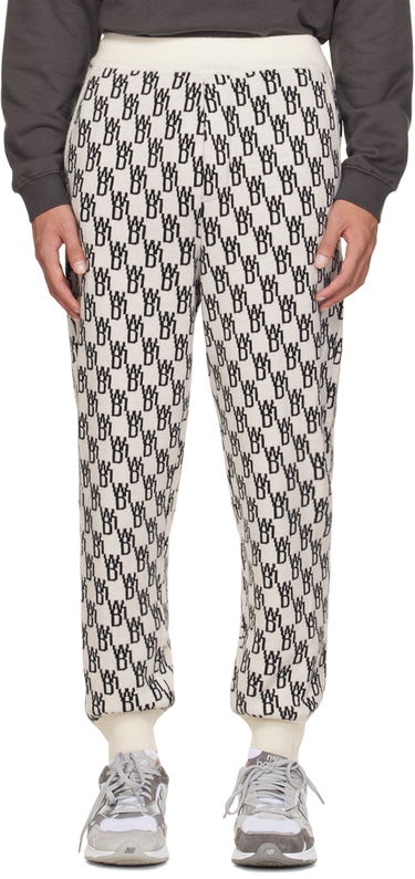 Träningsbyxor We11done Patterned Tapered Lounge Pants Vit | WD-KP9-20-102-U-IV, 0