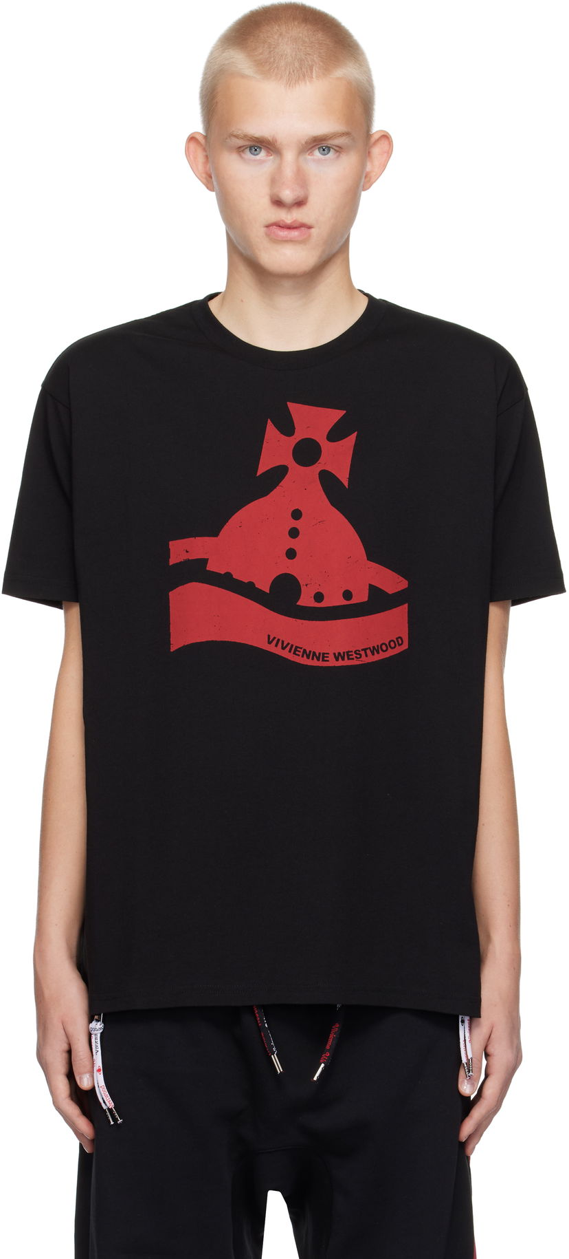 T-shirt Vivienne Westwood Classic Sunken Orb T-Shirt Svart | 3G01002F-J001M-